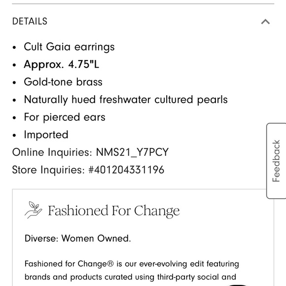 Cult Gaia Atum Earrings - Picture 6 of 6